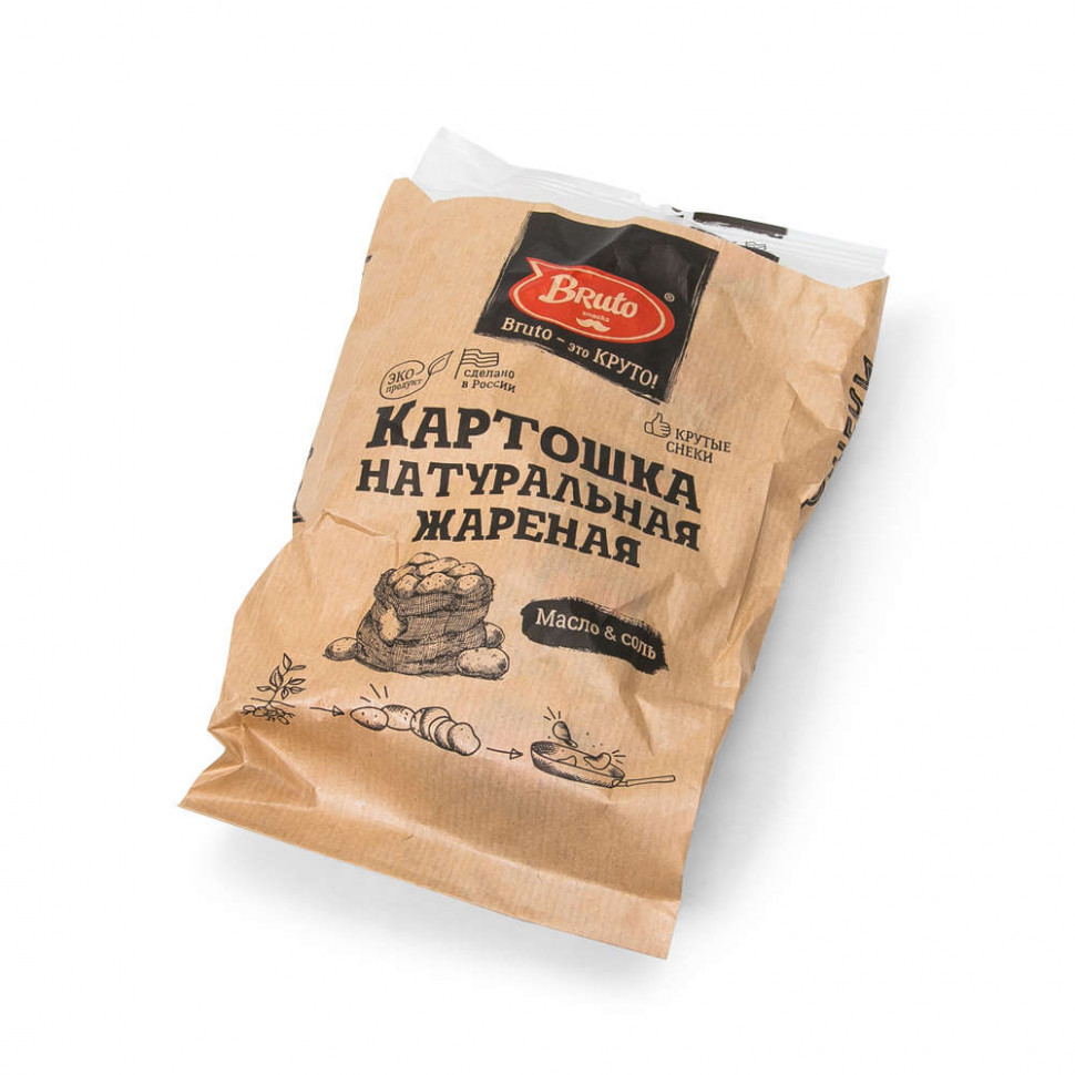 БРУТО КРАФТ Картошка жареная с солью 70 гр