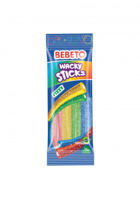 Мармелад жевательный BEBETO WACKY STICS со вк.тутти фрутти шоубокс 75гр х 12шт