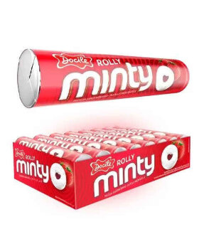 Конфеты DOCILE Rolly Minty STRAWBERRY Мятная клубника 29 г