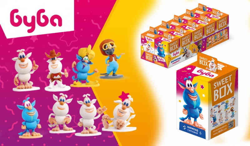 Мармелад с игрушкой в коробке СВИТБОКС БУБА 3 10 г