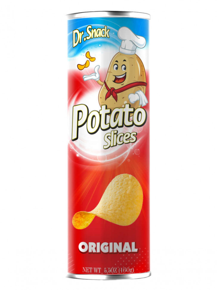 Чипсы картофельные Dr.Snack оригинальные 160гр х 14шт 