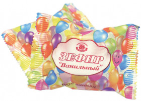 Зефир "Ванильный" со вкусом ванили в инд. упак. 35 гр. витаминизированный