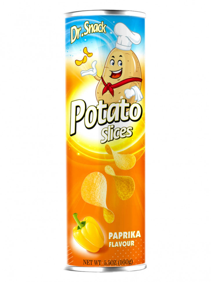 Чипсы картофельные Dr.Snack паприка 160 г