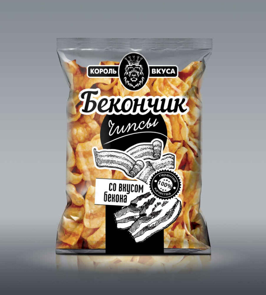 Чипсы Бекончик со вкусом бекона 140 г