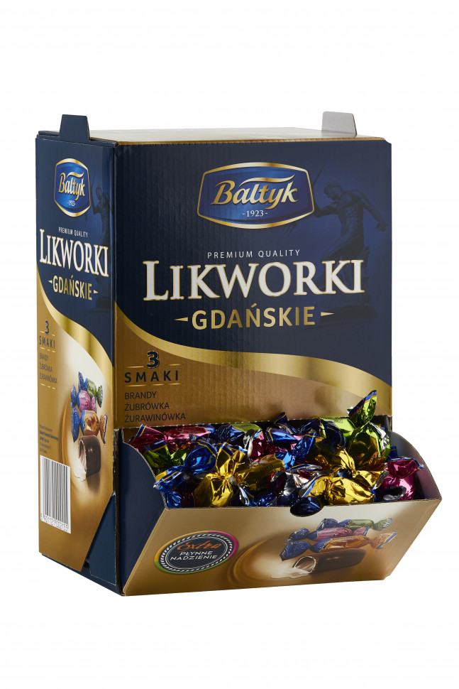 Конфеты Baltik Likworki бренди, зубровка, клюква 2,5кг