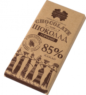 Шоколад КОММУНАРКА горький 85% крафт  85гр  