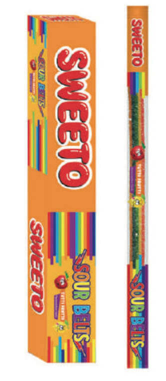Мармелад SWEETO SOUR BELT RAINBOW TUTTI-FRUTTI 15 г