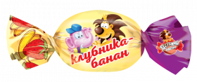 Конфеты  Детский сувенир со вкусом клубника-банан 1кг 
