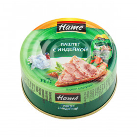 Паштет с индейкой деликатесный Hame ключ 117 г 