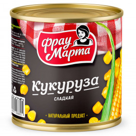 Кукуруза сахарная Фрау Марта 400г х 12шт