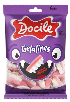 Жевательный мармелад  DOCILE GELATINES VAMPIRE TEETH 80 г