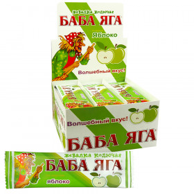 Жевательная конфета Баба-яга  яблоко  