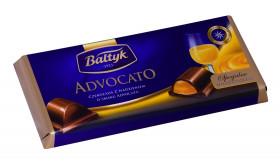 Шоколад темный Advocato Baltyk со вкусом ликера Адвокат 153 гр