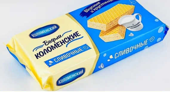 Вафли Коломенские Сливочные 200 г
