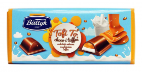 Шоколад молочный Tofi To Baltyk со вкусом карамели Tofi To 145 гр
