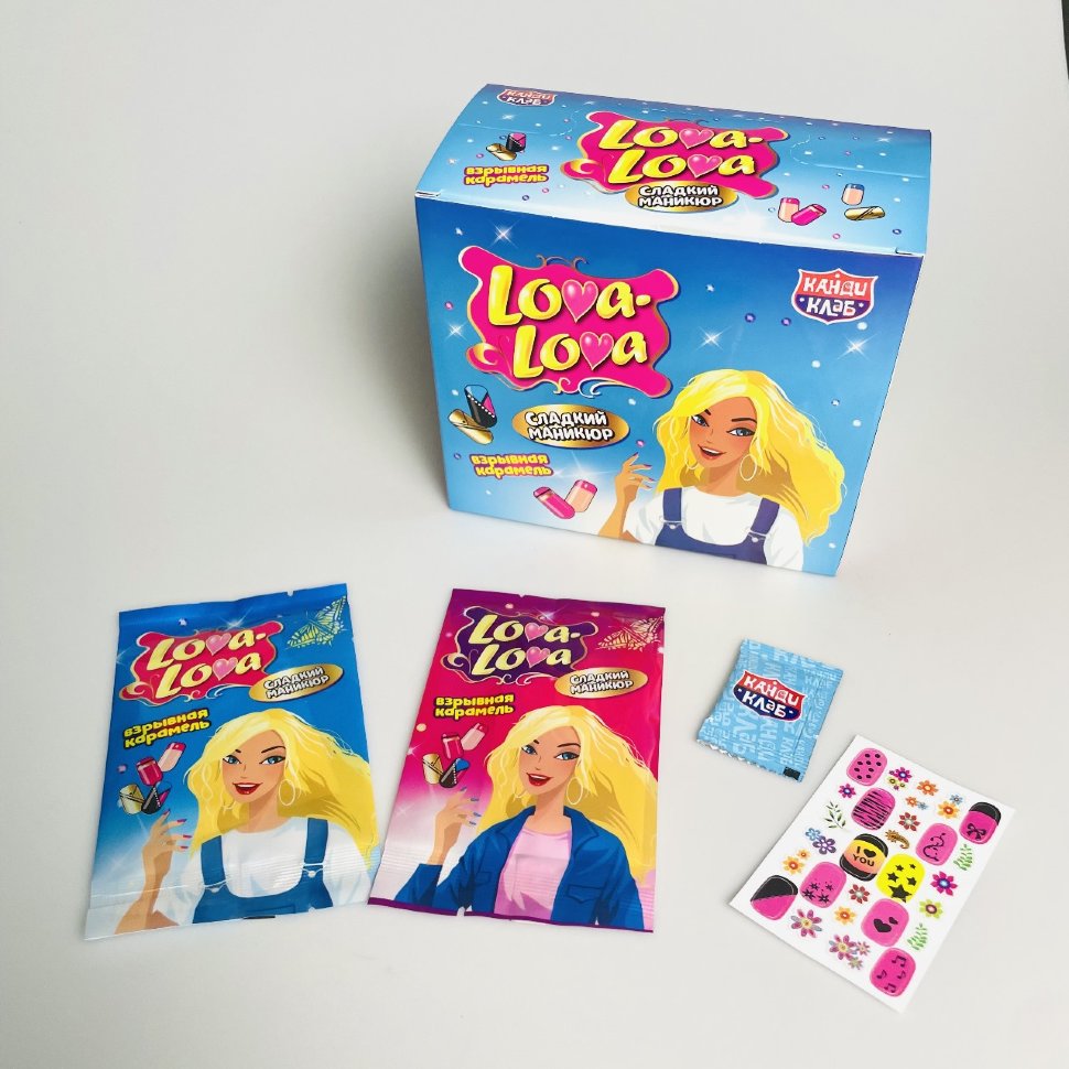 Взрывная Карамель Lova-Lova Сладкий маникюр 1 г