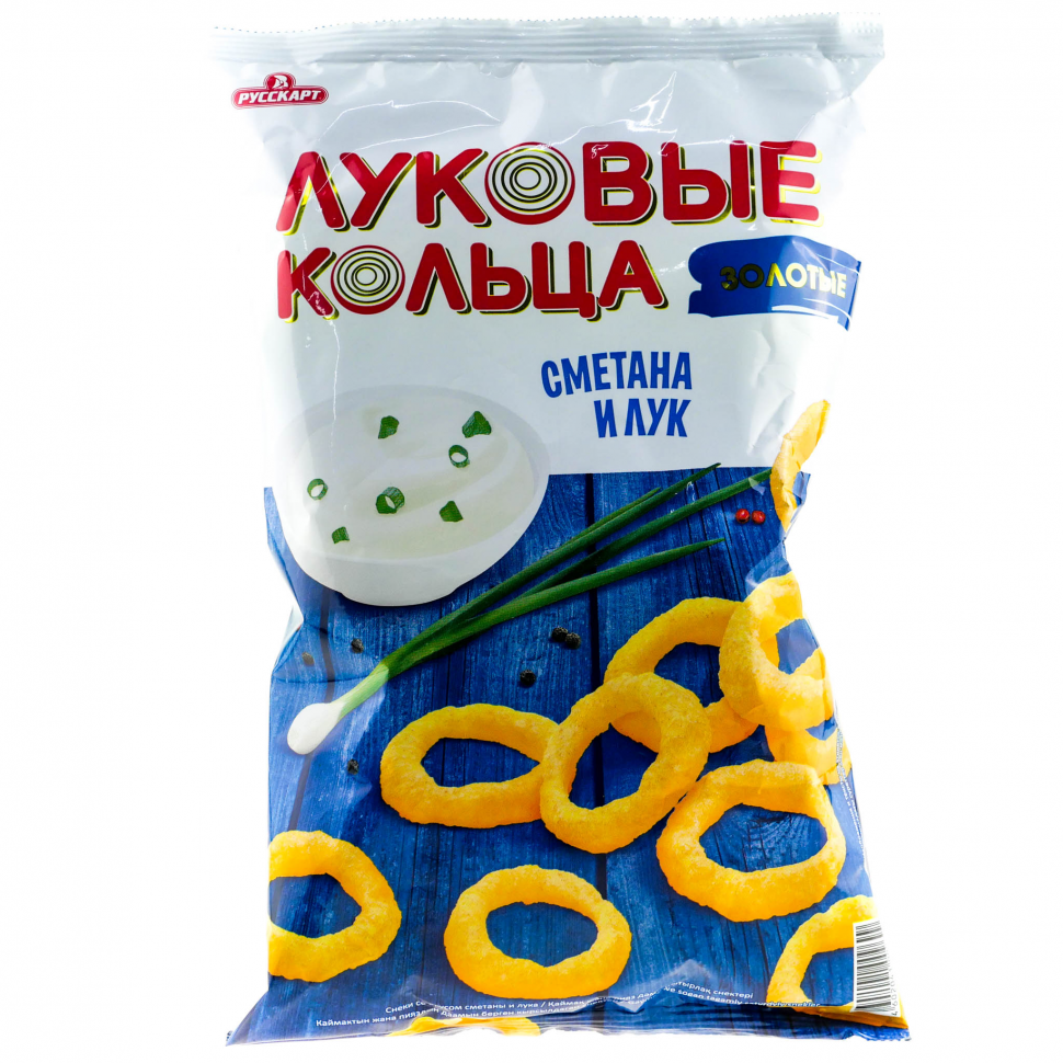 Луковые кольца со вкусом сметаны и лука 100 г 