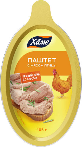 Паштет Hame деликатесный с мясом птицы 105г