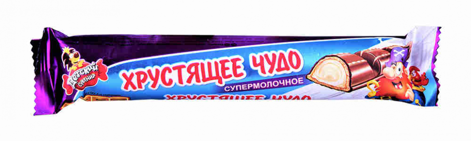 Конфеты Детский сувенир Хрустящее чудо супермолочное 27гр 