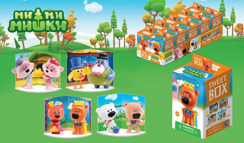 Мармелад с игрушкой в коробке  СВИТБОКС МИ-МИ-МИШКИ 5 10 г