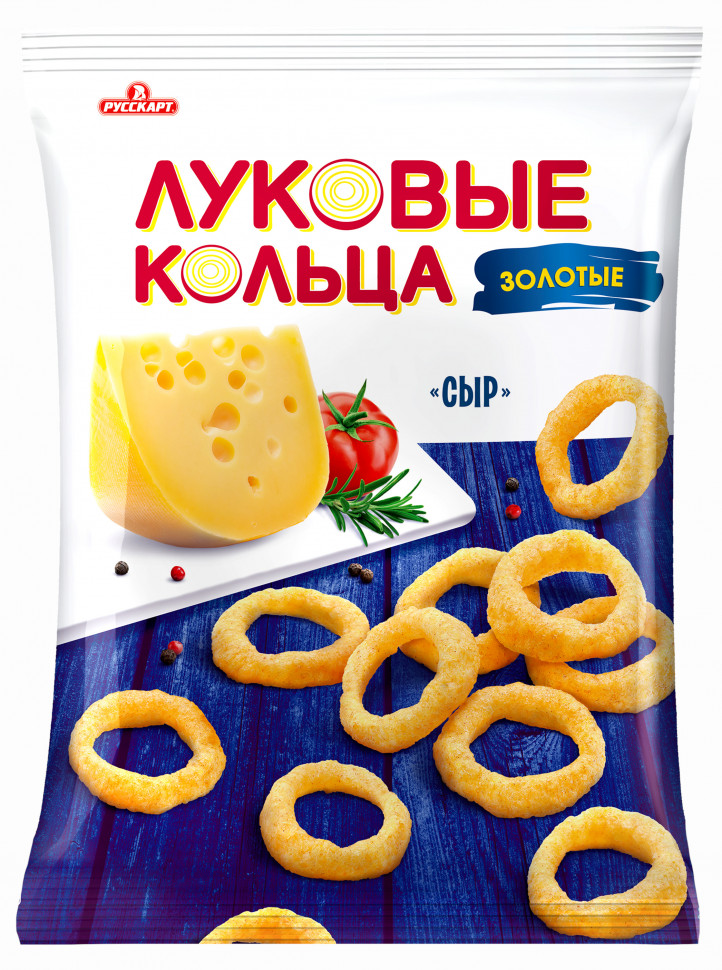 Луковые кольца со вкусом сыра 40 г