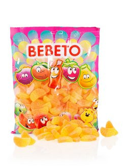 Мармелад жевательный BEBETO ORANGE SLICE со вкусом апельсина и лимона 1000 г 