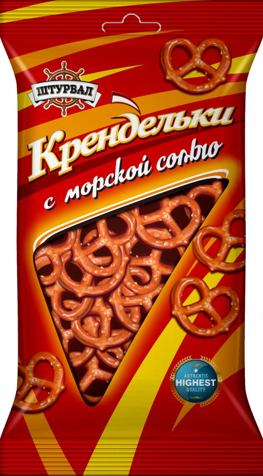 Крендельки с морской солью  40 гр
