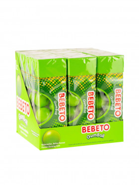 Жевательная резинка BEBETO GUMBALL со вкусом арбуза и дыни 25,2 г