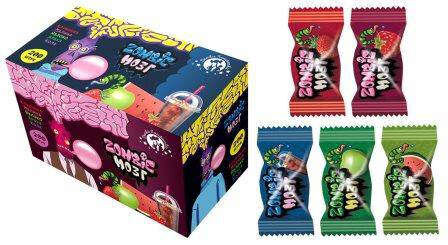 Жевательная резинка Zombie мозг ассорти вкусов 2,5 г