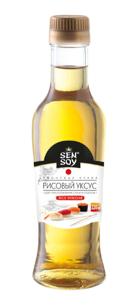Уксус рисовый для приготовления суши и ролов 220 мл