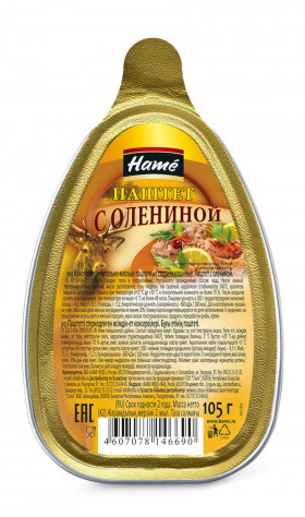 Паштет Hame с олениной 105г