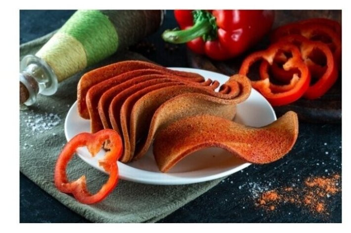 Гренки жареные  Волнистые со вкусом паприки 75 гр  
