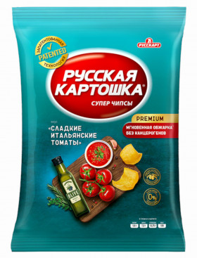 Чипсы Русская Картошка сладкие итальянские томаты 140 г 