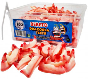 Жевательный мармелад BEBETO DRACOOLA TEETH банка арт16019866 1080гр