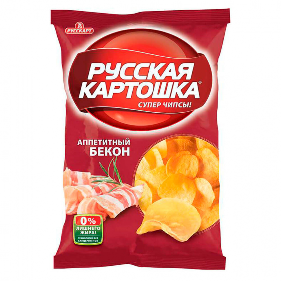 Чипсы Русская Картошка бекон 150 г