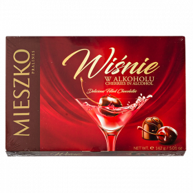 Конфеты "Cherries in alcohol pralines"(вишня в алкоголе) Mieszko 142 гр