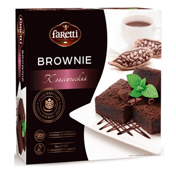 Торт бисквитный "BROWNIE Классический"  350 гр