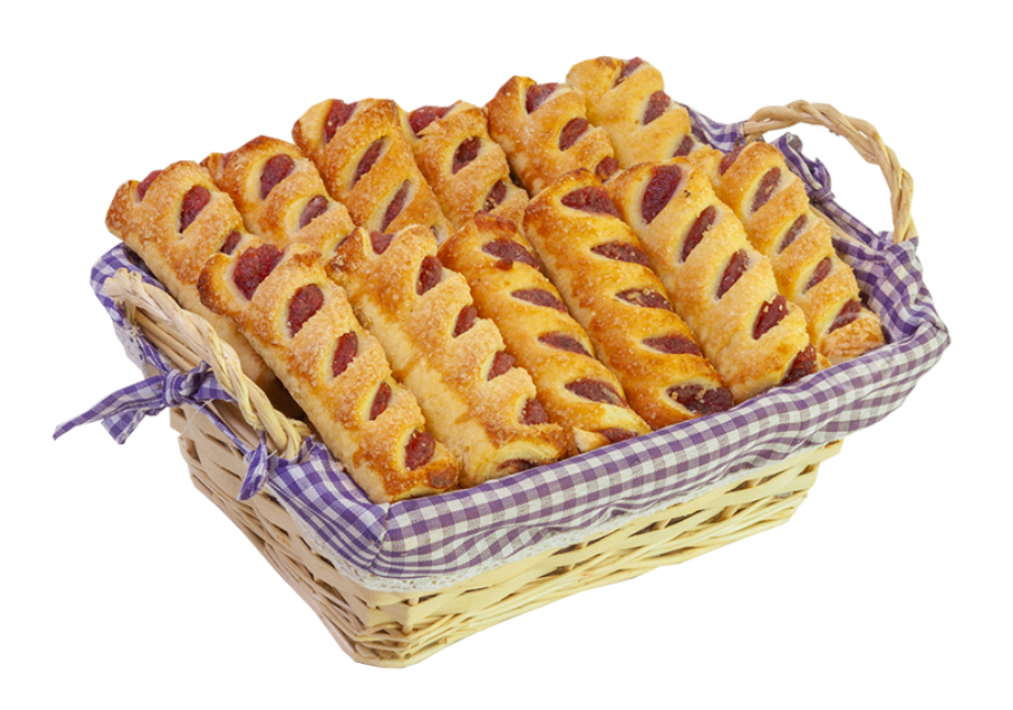 Трубочка Bakery Story с фруктовой начинкой малина 2кг