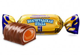 Карамель глазированная Волгоградская птаха 1 кг  (сгущенное молоко)
