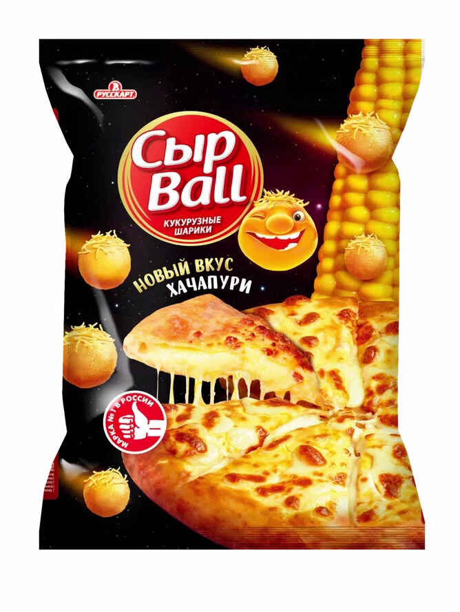 Кукурузные шарики со вкусом хачапури СырBall  140 г