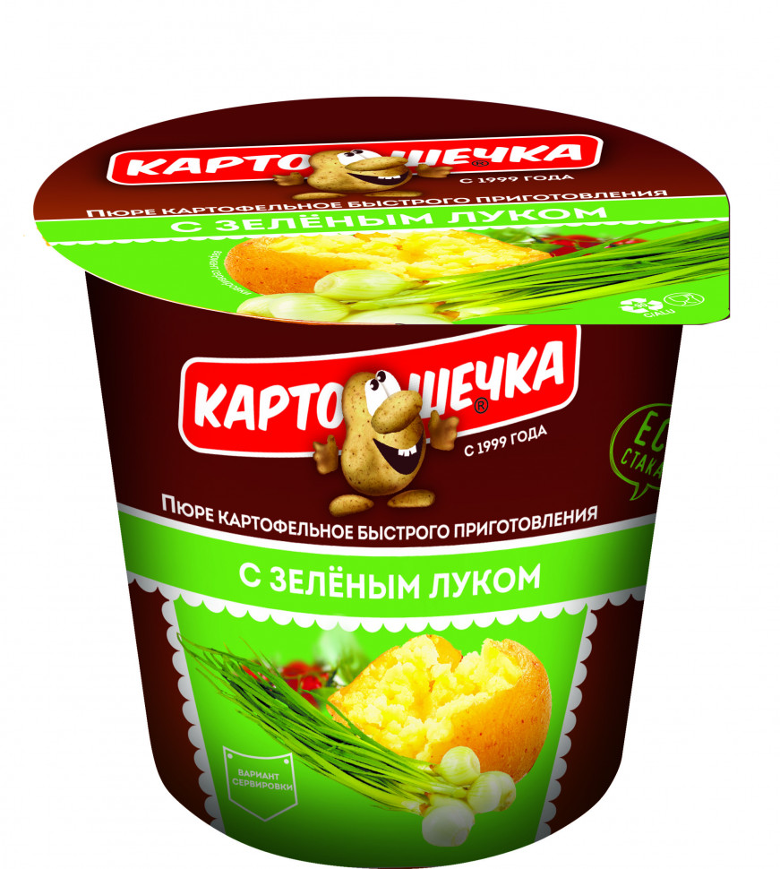 Пюре картофельное Картошечка с зеленым луком 41гр