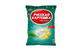 Чипсы Русская Картошка сметана и лук  50 г 