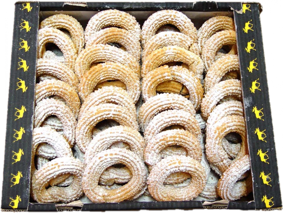 Печенье Кольцо с начинкой со вкусом вишни 2,5кг 