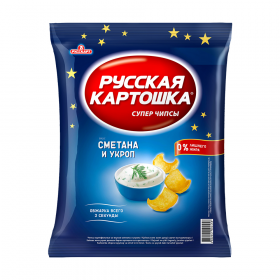 Чипсы Русская Картошка сметана и укроп 50 г 
