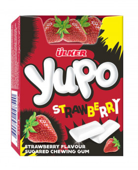 Жевательная резинка YUPO Клубника 27г   