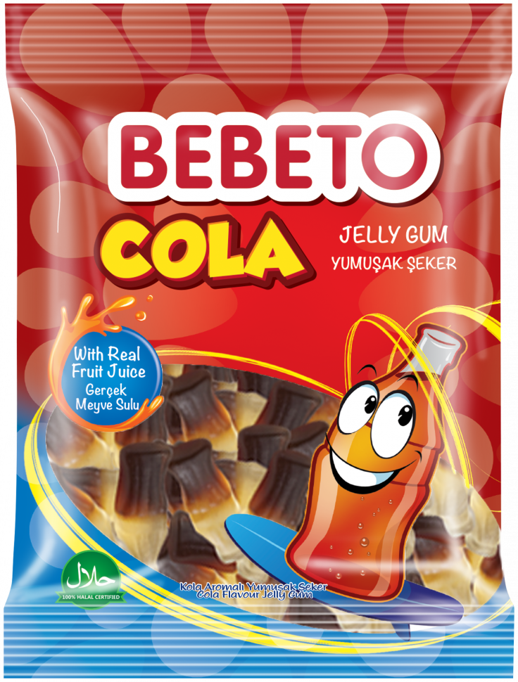 Жевательный мармелад BEBETO COLA шоубокс 70 г