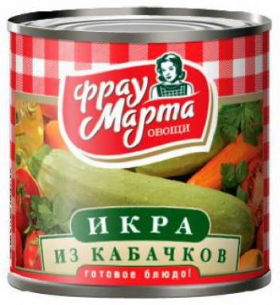 Икра из кабачков "Фрау Марта"   320 гр