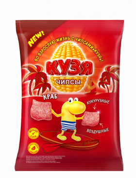 Чипсы Кузя со вкусом краба 70 г