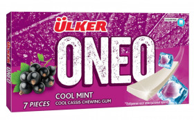 Жевательная резинка без сахара Oneo 7 Стик Cool Mint черная смородина/мята 14г х 24шт