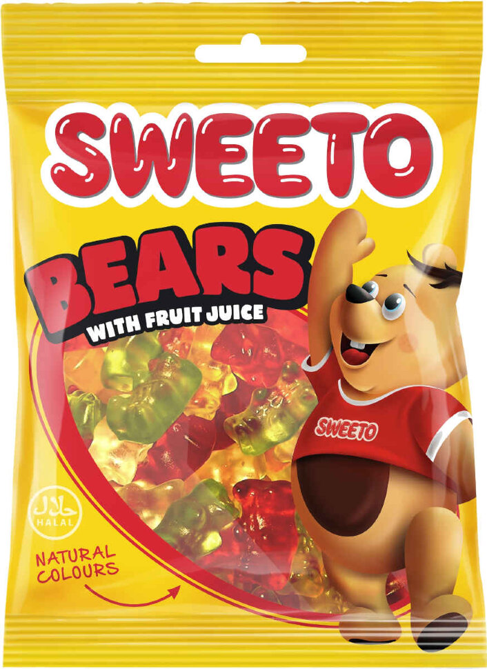 Мармелад жевательный SWEETO  Мишки 80 г